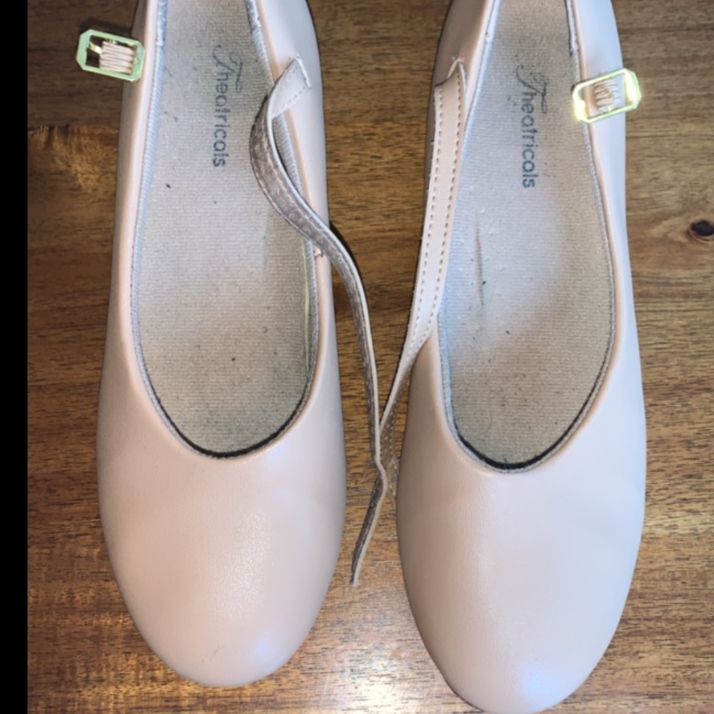 Theatrical dancer heel taps